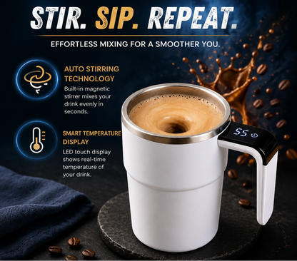 StirSip™ Smart Self-Stirring Mug