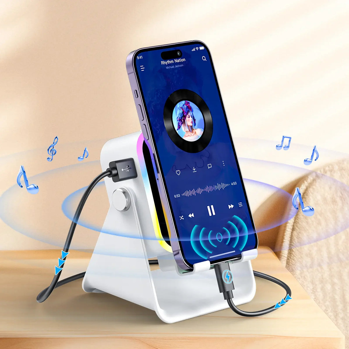 ChargeDock Speaker Stand