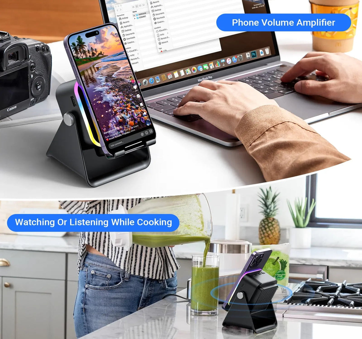 ChargeDock Speaker Stand