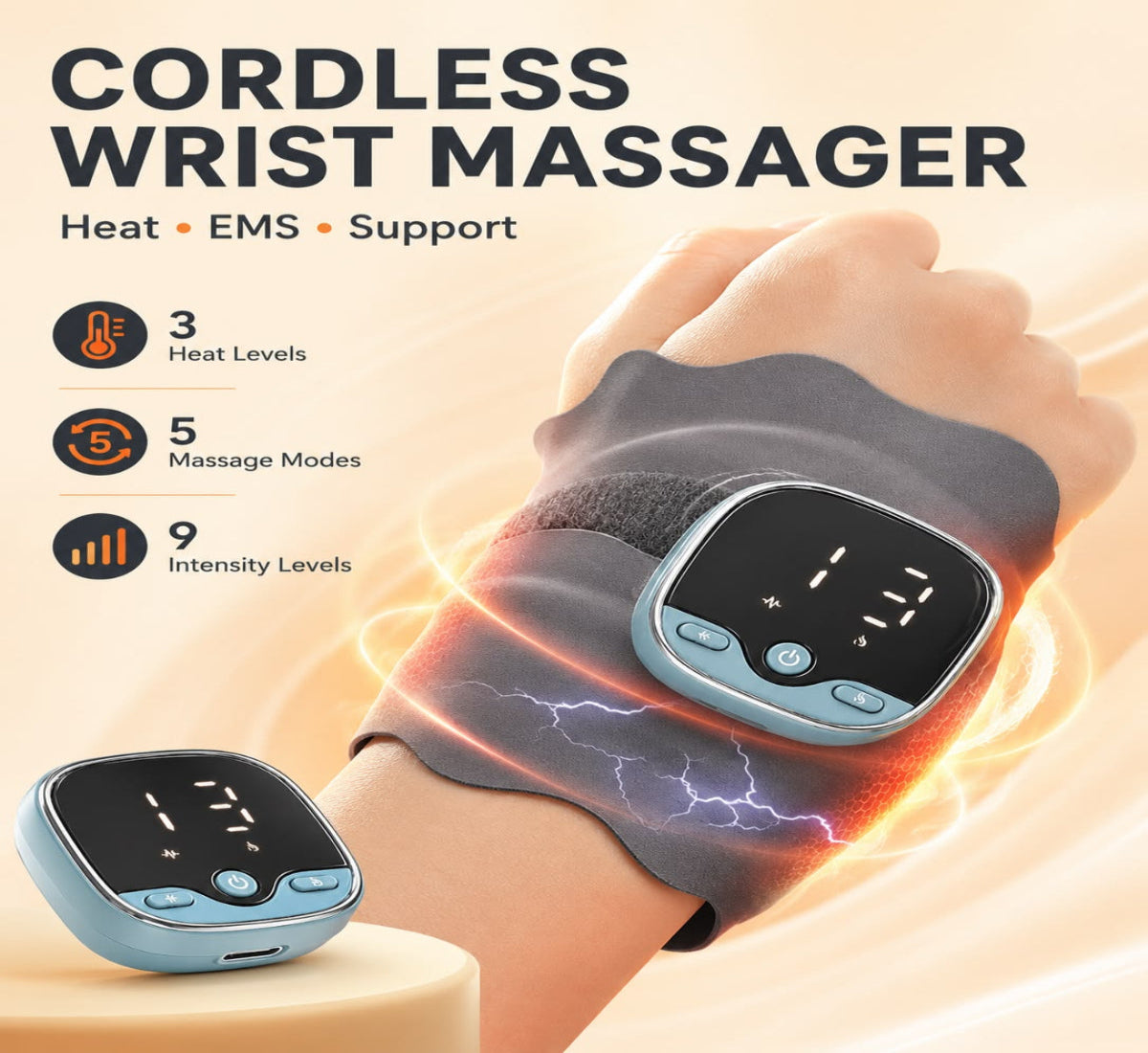 EMS Wrist Guard Wrist Support Brace Smart Heating