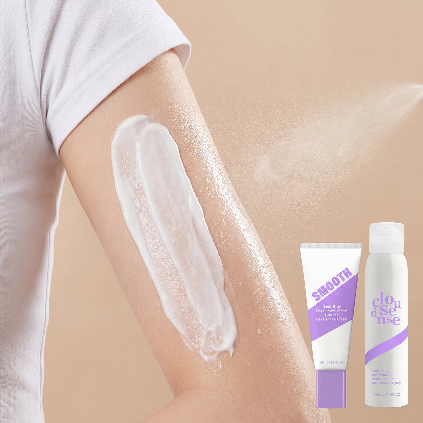 SmoothEase™ Hair Removal Cream & Spray