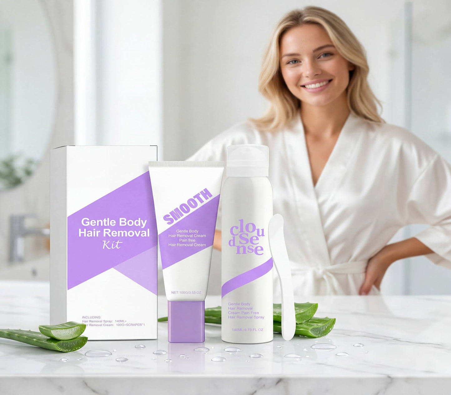 SmoothEase™ Hair Removal Cream & Spray
